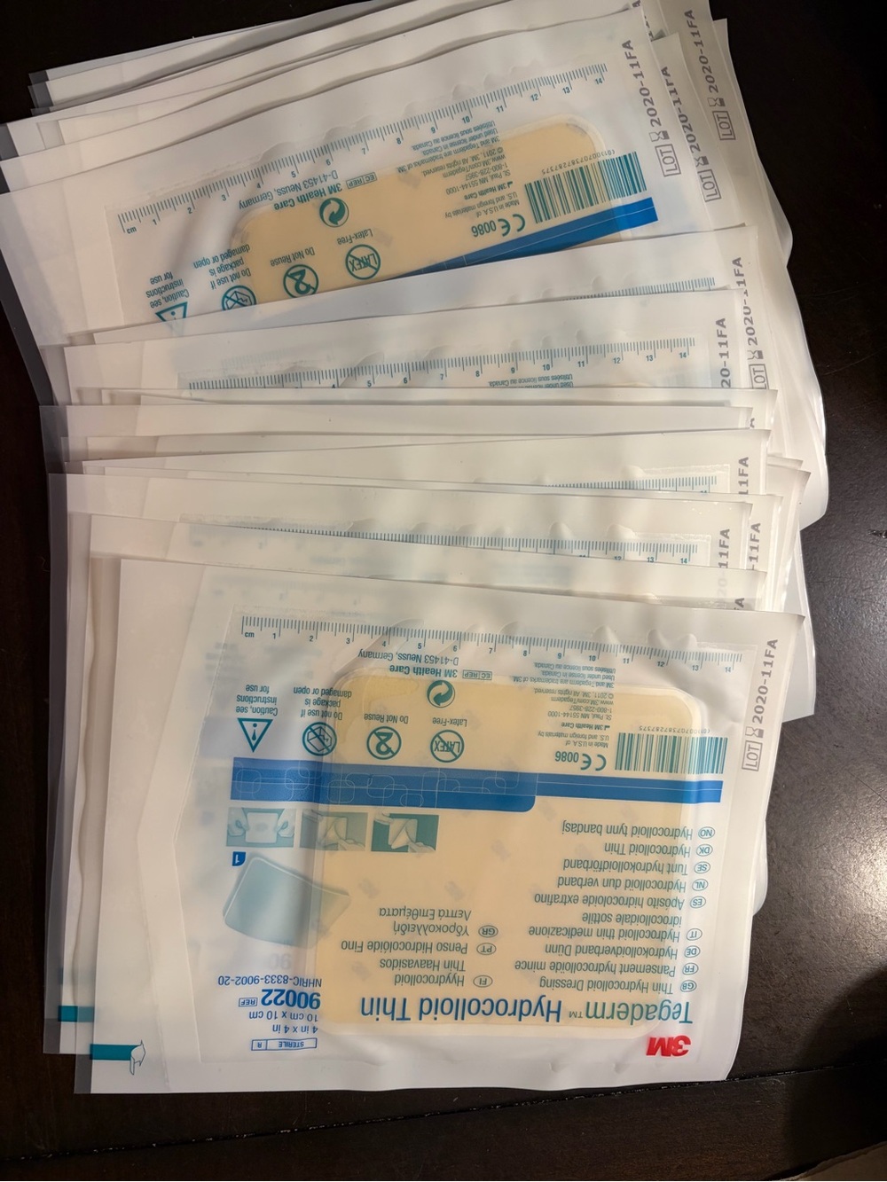 Wound Care 3M Tagaderm Hydrocolloid Thin 4x4 (27 dressings)